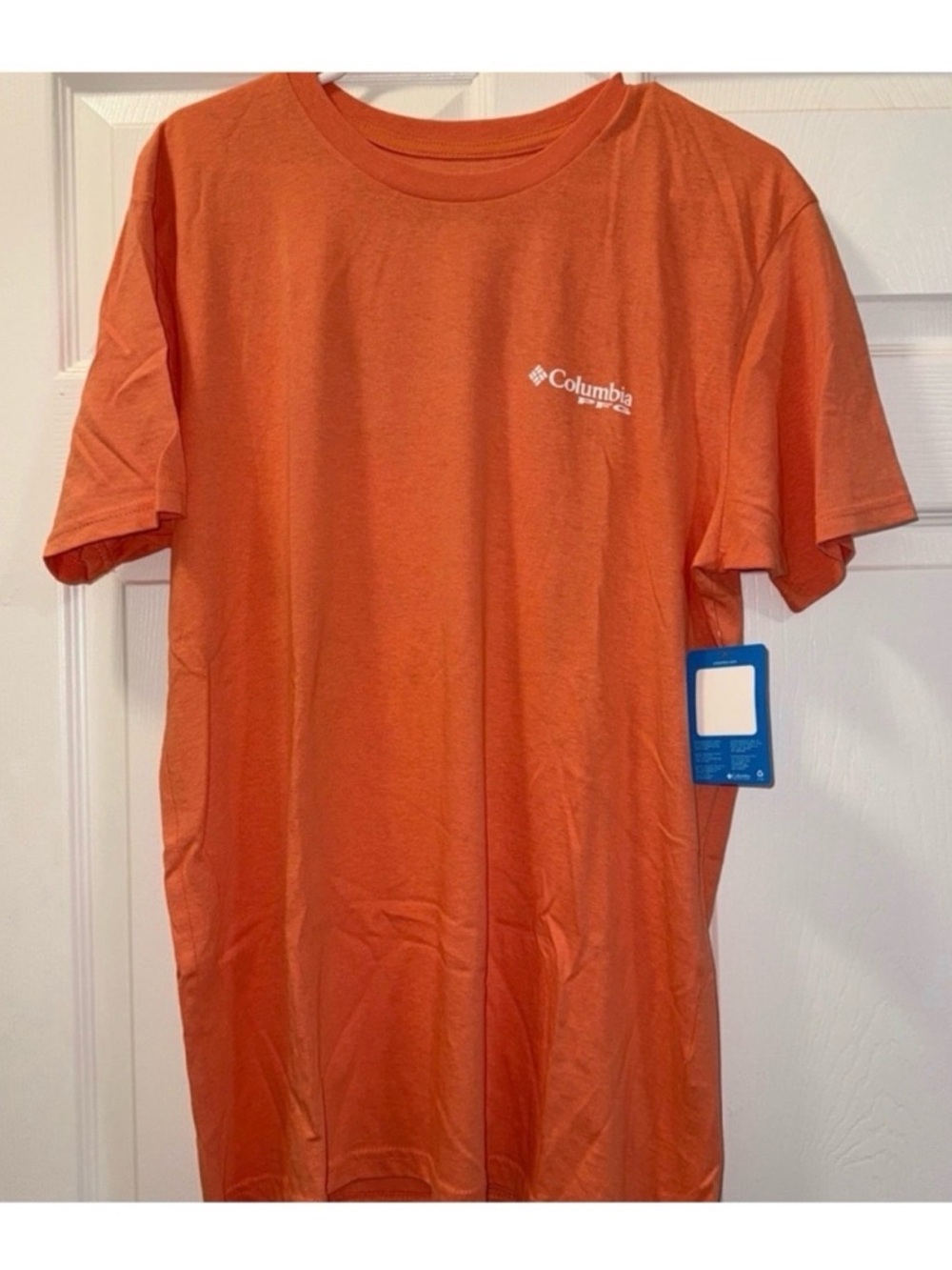 Columbia Men’s Orange Short Sleeve Logo Tee